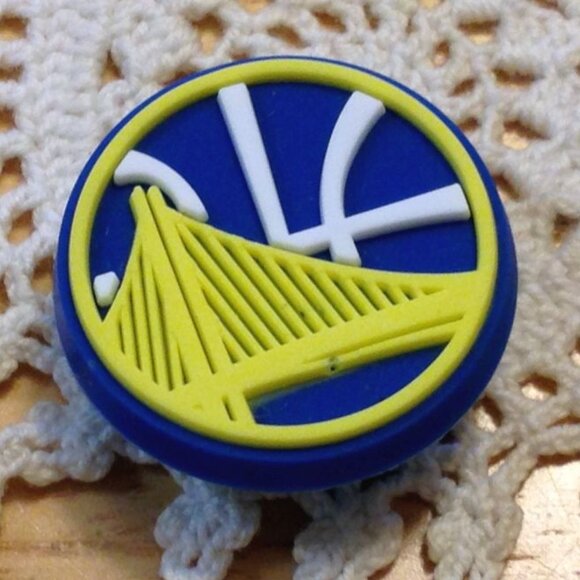 Golden Gate Warriors,  Basketball, NBA, Sports Shoe Charm for CROCS *2/$8! 3/$10 - Picture 2 of 2